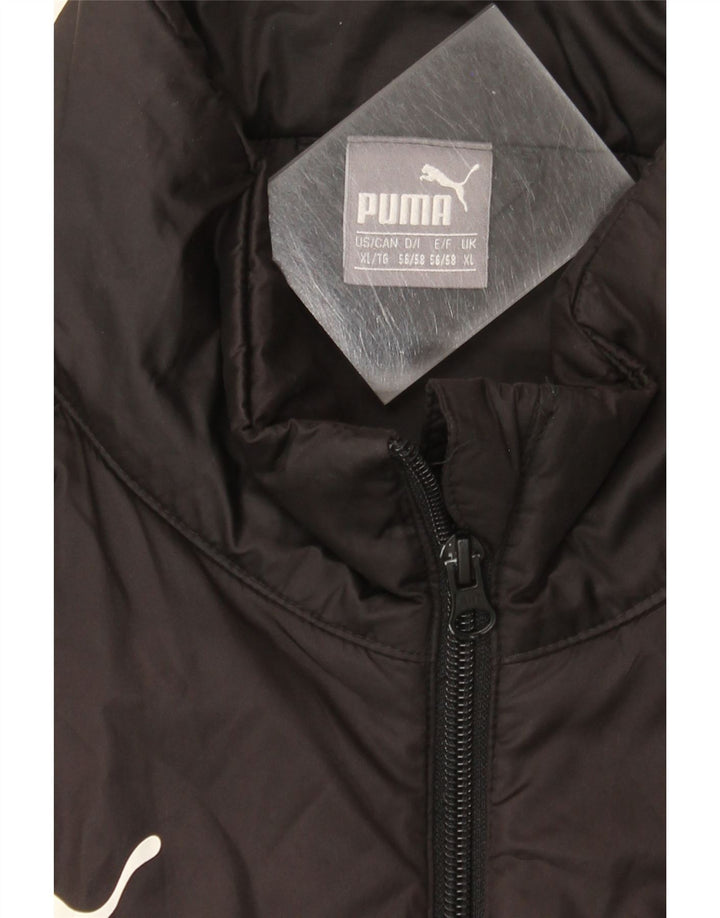 Jaqueta Puma Masculina AC Milan Acolchoada UK 42 XL Preta