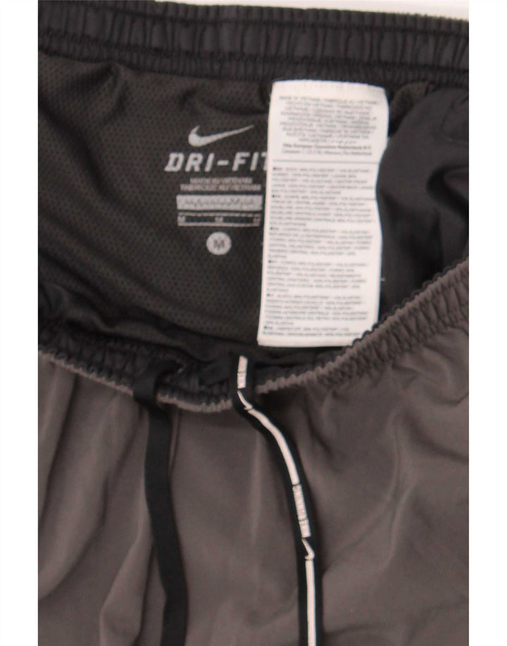 Shorts esportivos masculinos Nike poliéster cinza médio