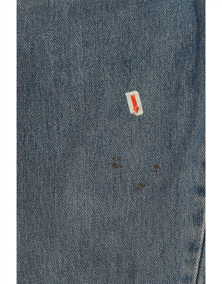 Wrangler masculino regular fit jeans reto W32 L32 algodão azul