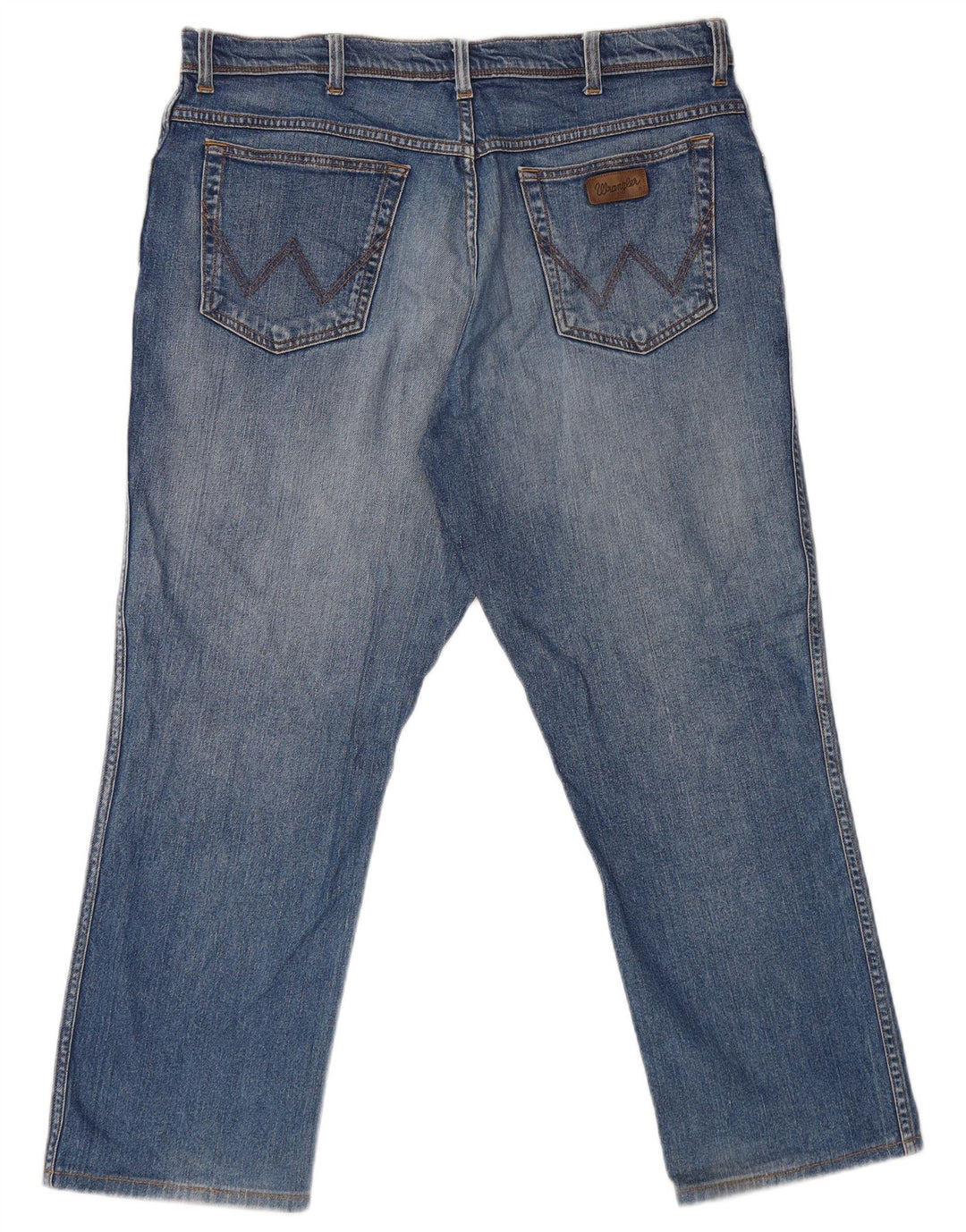 Wrangler Masculino Texas Straight Jeans W38 L27 Azul Algodão