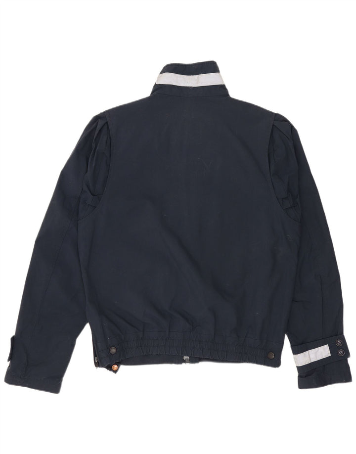 Jaqueta bomber masculina Blauer Reino Unido 36 pequeno bloco colorido azul marinho