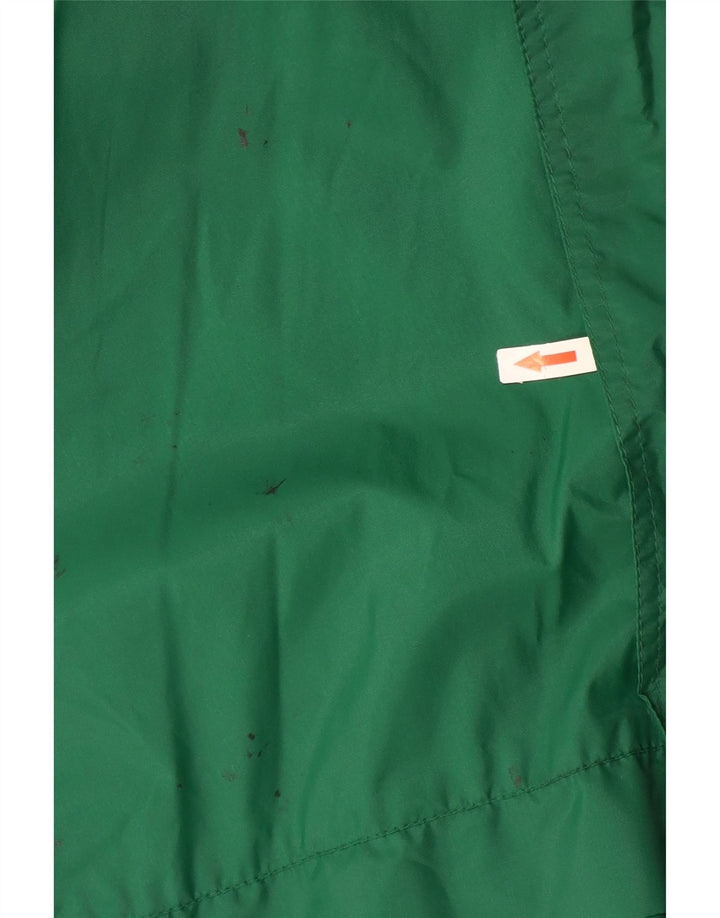 Jaqueta de chuva masculina com capuz K-Way UK 44 2XL verde