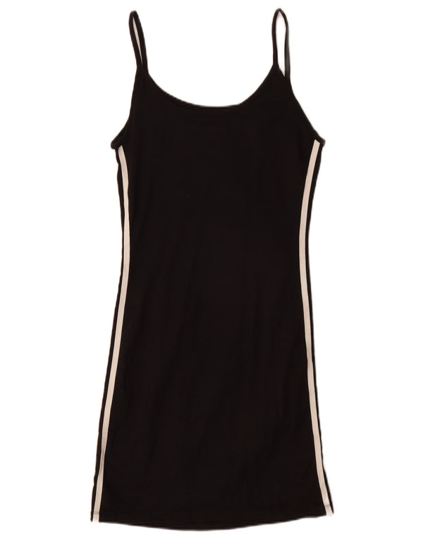 Vestido Bodycon Adidas Feminino UK 10 Pequeno Algodão Preto