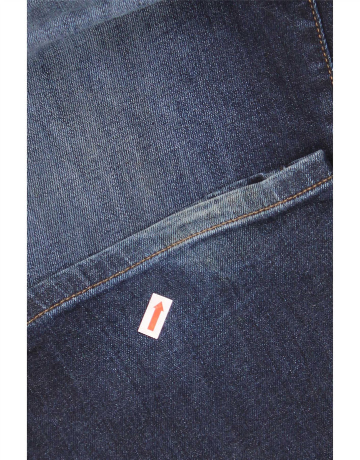 Wrangler Masculino Texas Stretch Straight Jeans W38 L30 Azul Algodão