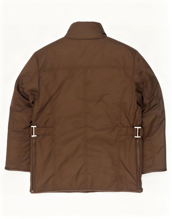 Jaqueta utilitária acolchoada masculina Nangaparbat UK 42/44 XL marrom poliamida