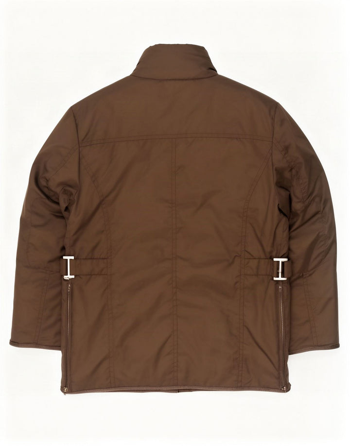 Jaqueta utilitária acolchoada masculina Nangaparbat UK 42/44 XL marrom poliamida