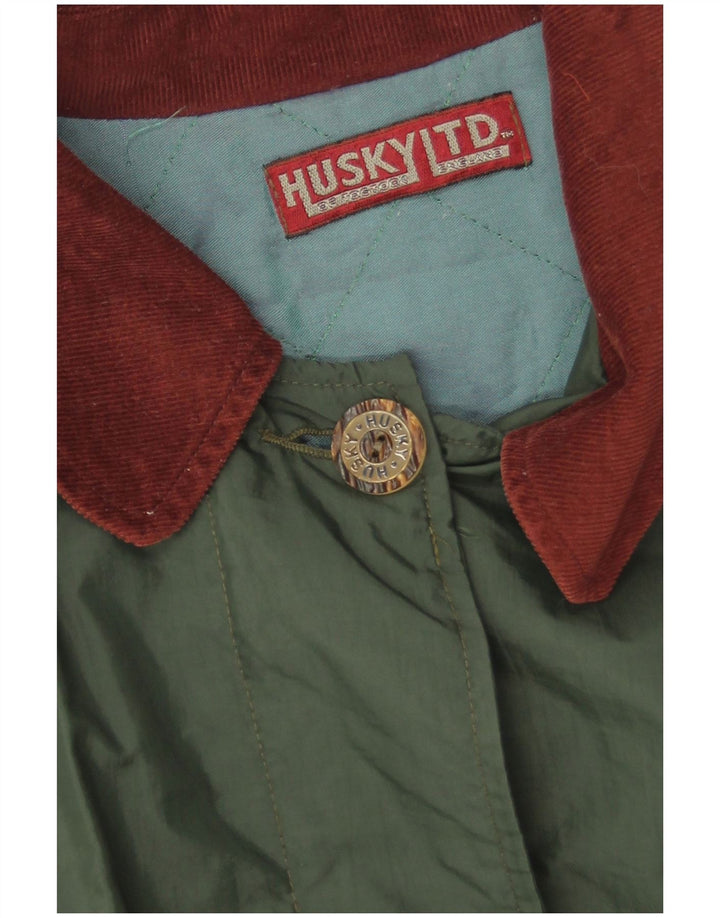 Casaco poncho grande feminino Husky, tamanho único, verde