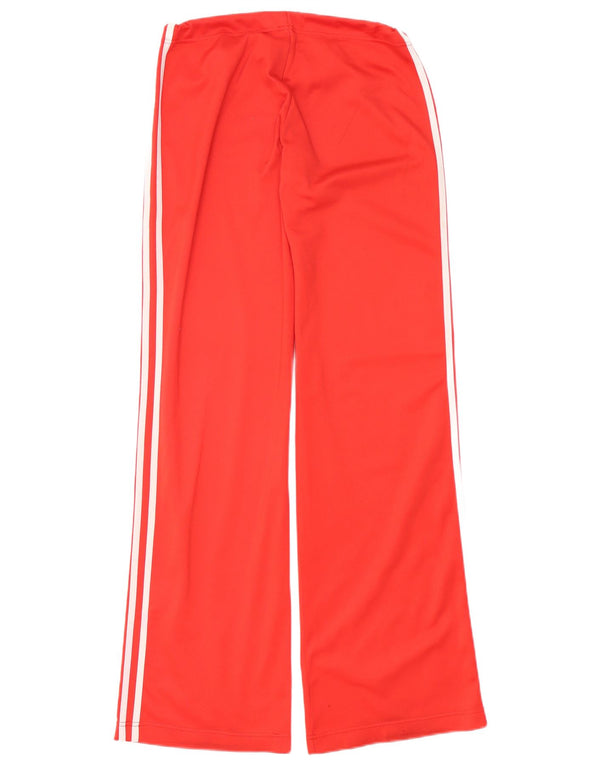 Adidas Womens Loose Fit Calças de treino UK 12 Medium Red Sports