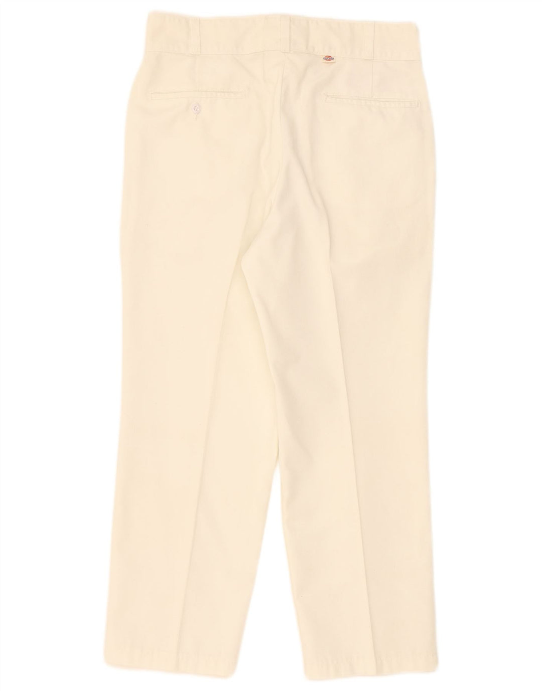 Calça Chino reta feminina Dickies W34 L26 poliéster branco