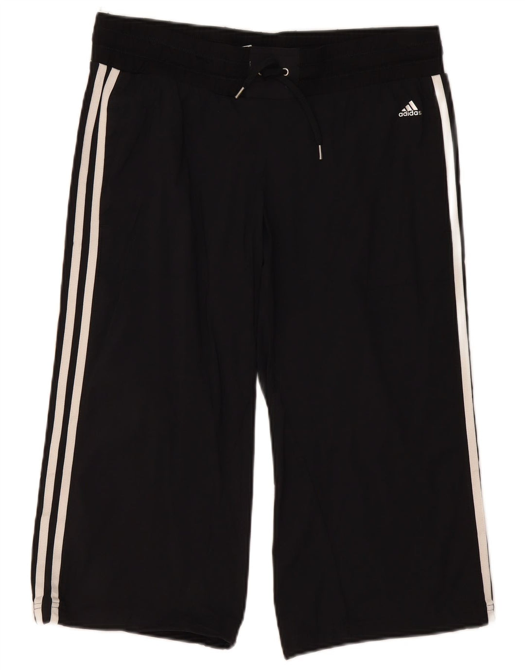 ADIDAS Womens Climacool Capri Calças de treino UK 12 Medium Black