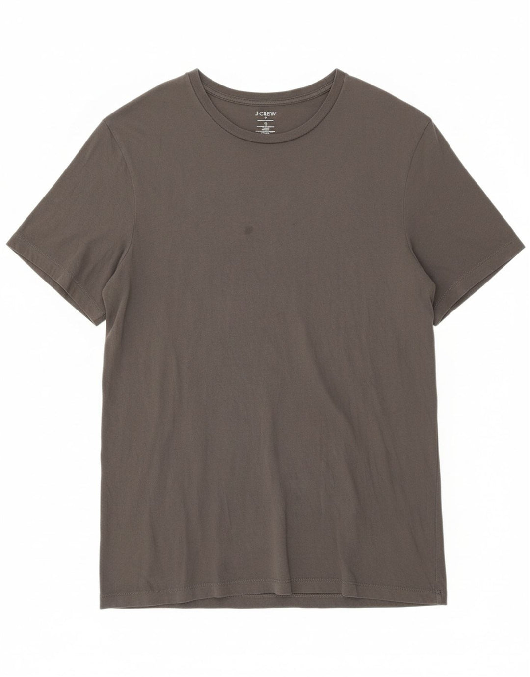 Camiseta masculina J. CREW Top XL algodão cinza
