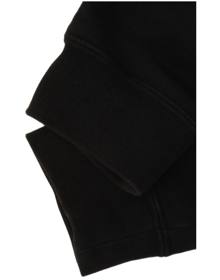 Suéter Nike Masculino Zip com Capuz Pequeno Algodão Preto