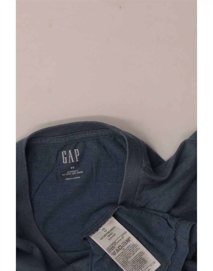 Camiseta masculina Gap XS azul algodão