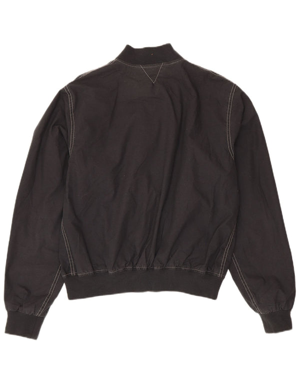 Wrangler Mens Bomber Jacket UK 38 Médio Preto