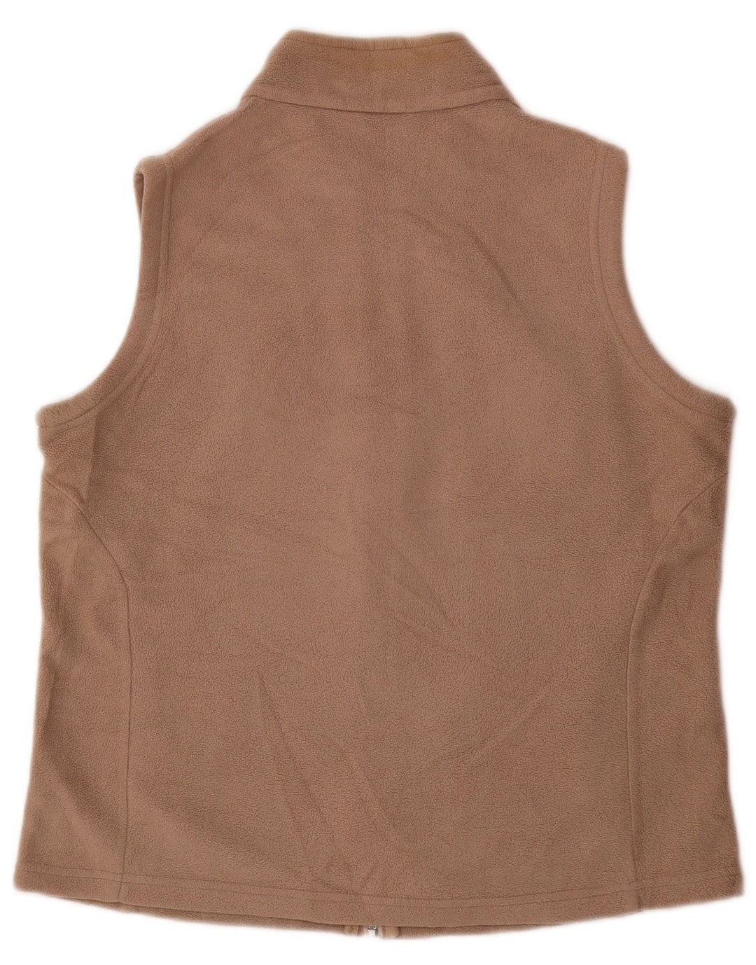 Marks & Spencer Womens Fleece Gilet UK 16 Grande Poliéster Bege