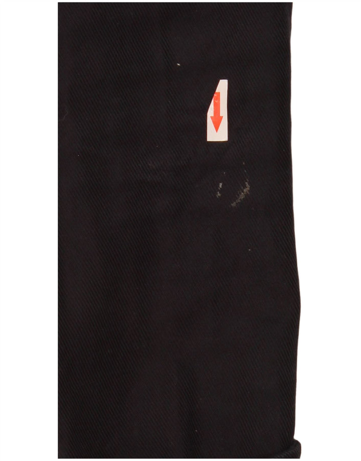 Casaco corta-vento feminino Zara Reino Unido 14 algodão azul marinho médio