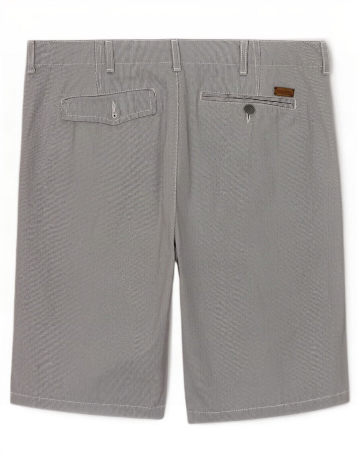 Shorts Chino masculino Woolrich grande W34 listrado cinza