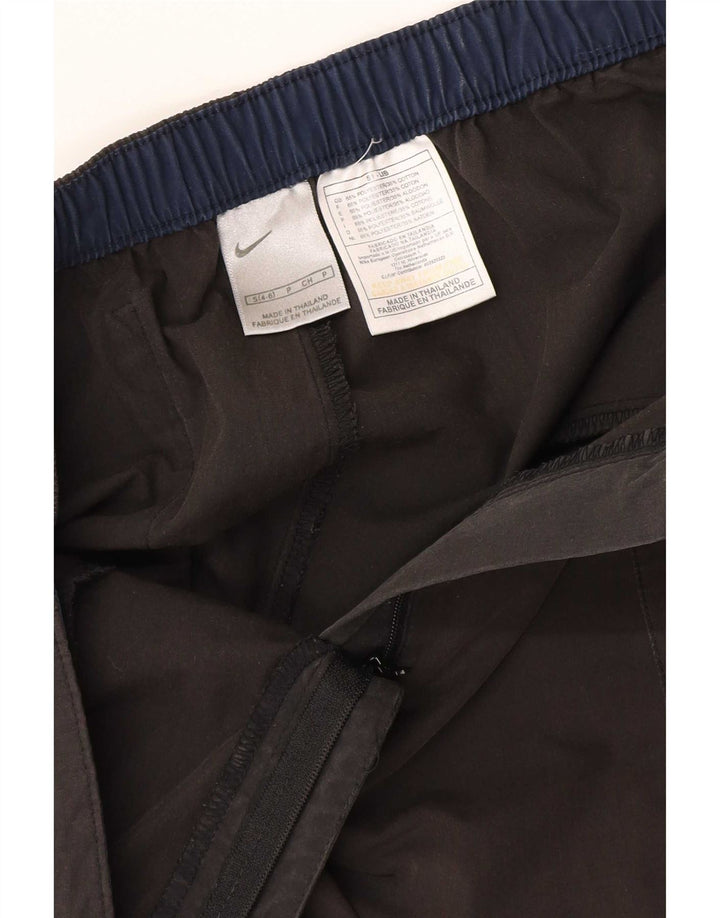 Calça feminina reta casual Nike US 4/6 pequena W30 L29 cinza poliéster