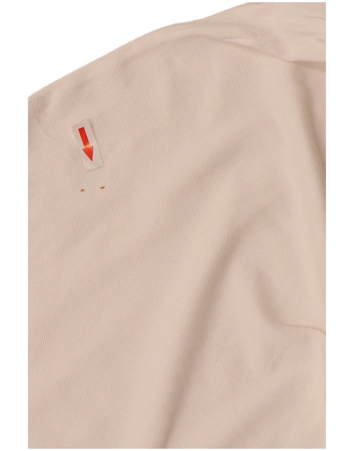 Camisa polo masculina Carrera Regular Fit médio algodão branco