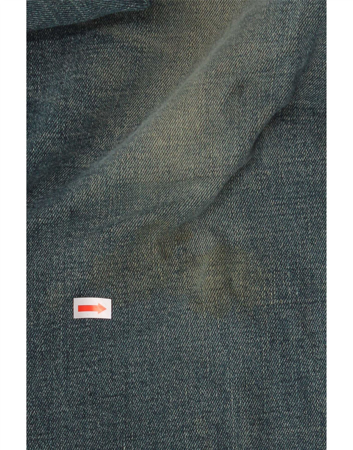 Wrangler Masculino Texas Straight Jeans W34 L32 Azul Algodão
