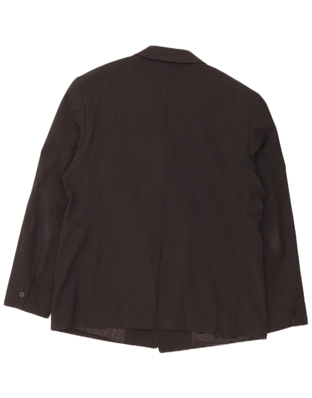 Jaqueta blazer masculina Zara com peito duplo EU 52 grande lã preta