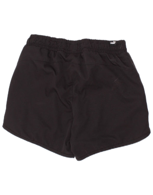 Shorts esportivos Puma meninos 7-8 anos preto poliéster