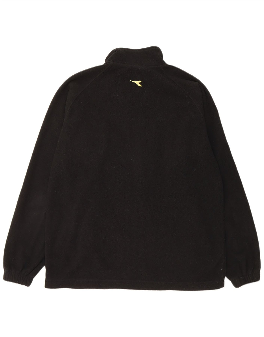 Jaqueta de lã masculina Diadora UK 40 grande poliéster preto Colourblock