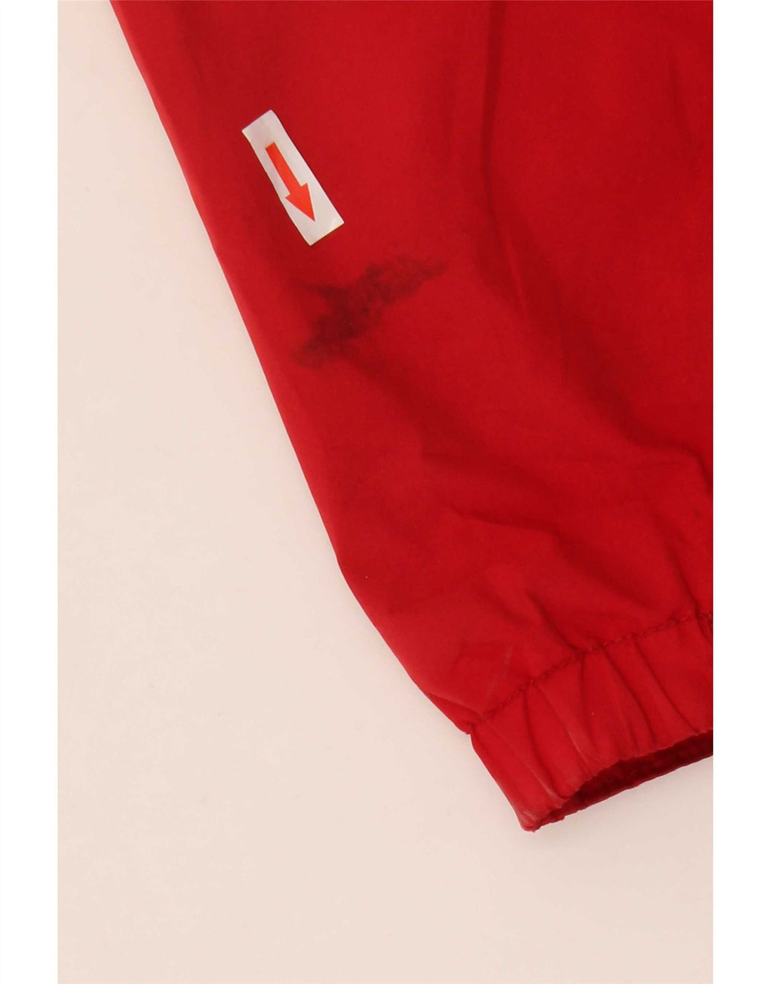 Jaqueta de chuva Columbia masculina Titanium com capuz Reino Unido 38 poliéster vermelho médio