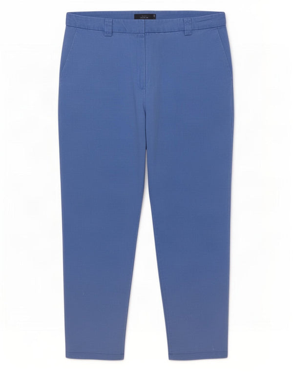 Calça capri feminina Marks & Spencer Slim Fit Reino Unido 14 Grande W34 L26 Azul