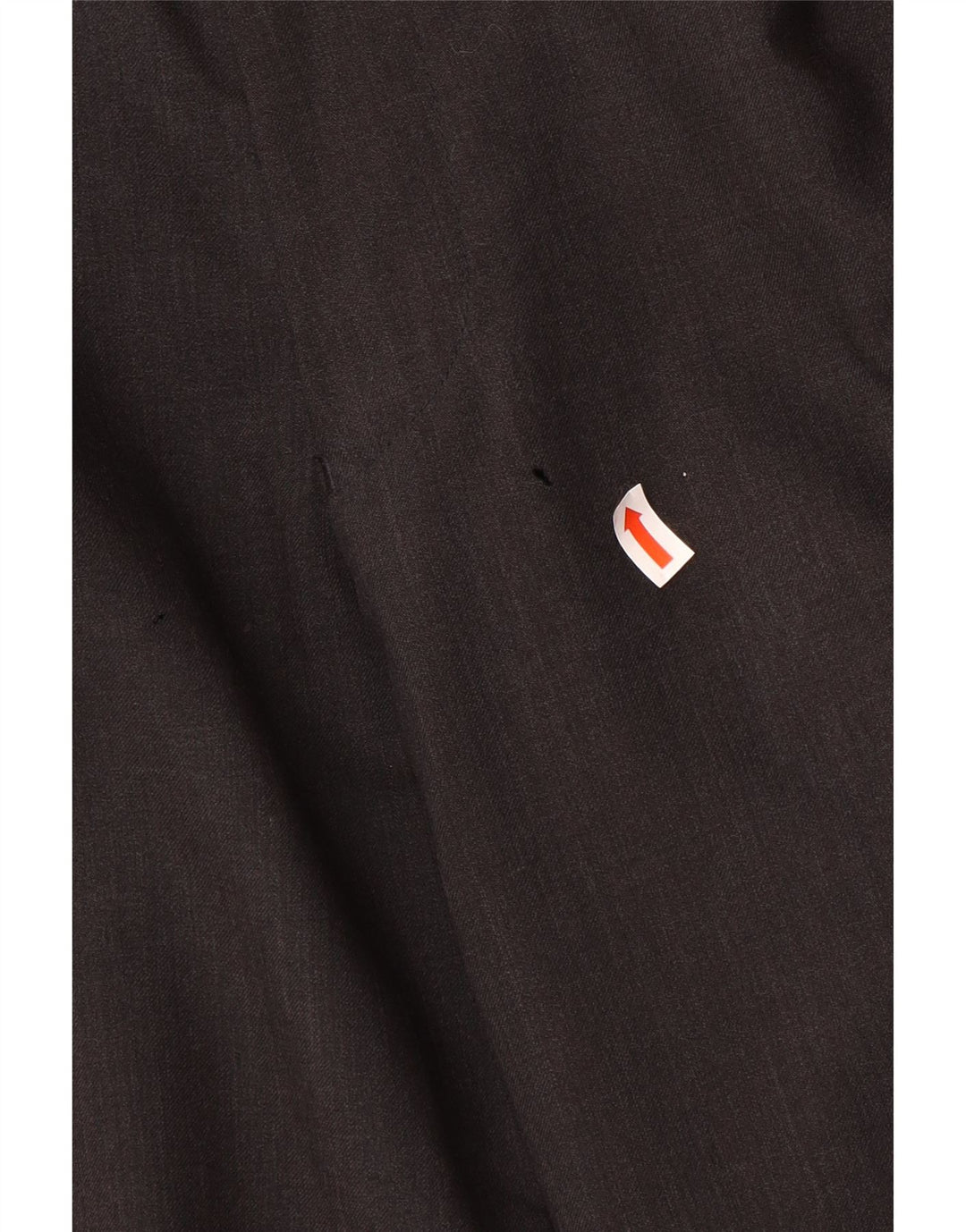 Calça masculina Marks & Spencer com pegged terno W32 L29 lã marrom