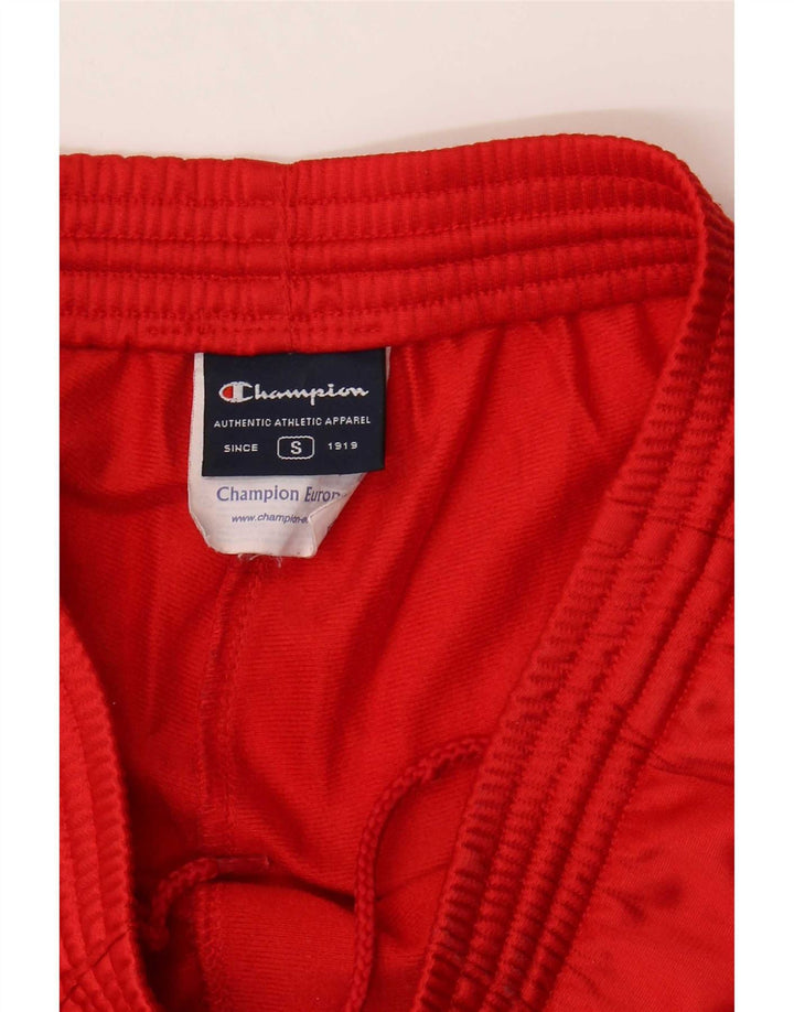 Calça de treino feminina Champion UK 8 pequeno poliéster vermelho