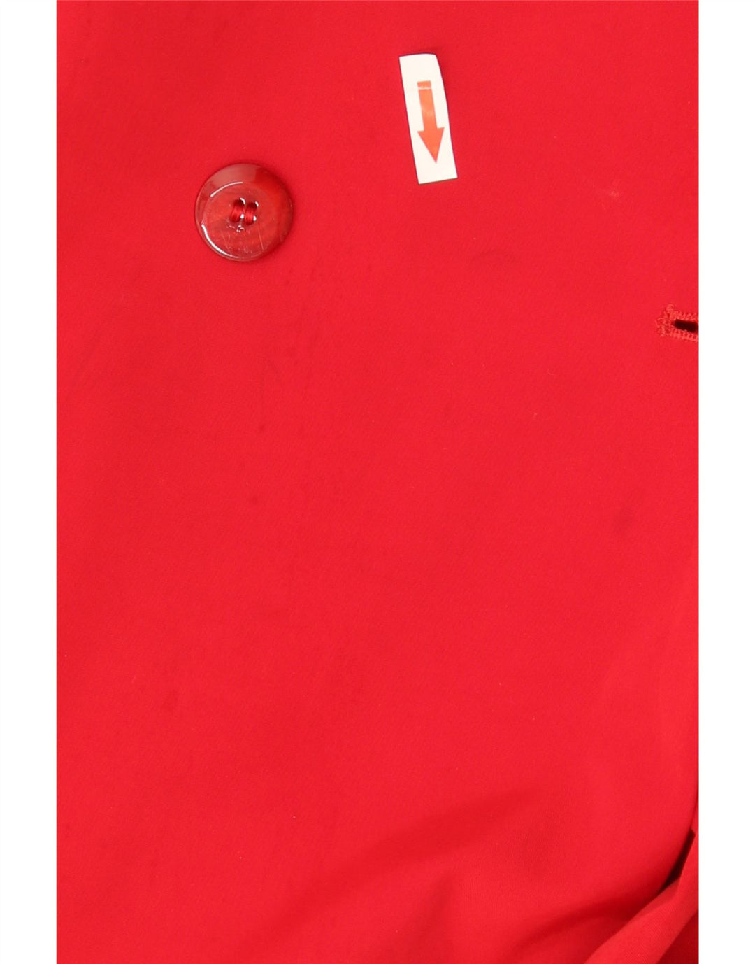 Casaco impermeável feminino Marina Rinaldi com peito duplo Reino Unido 16 grande vermelho