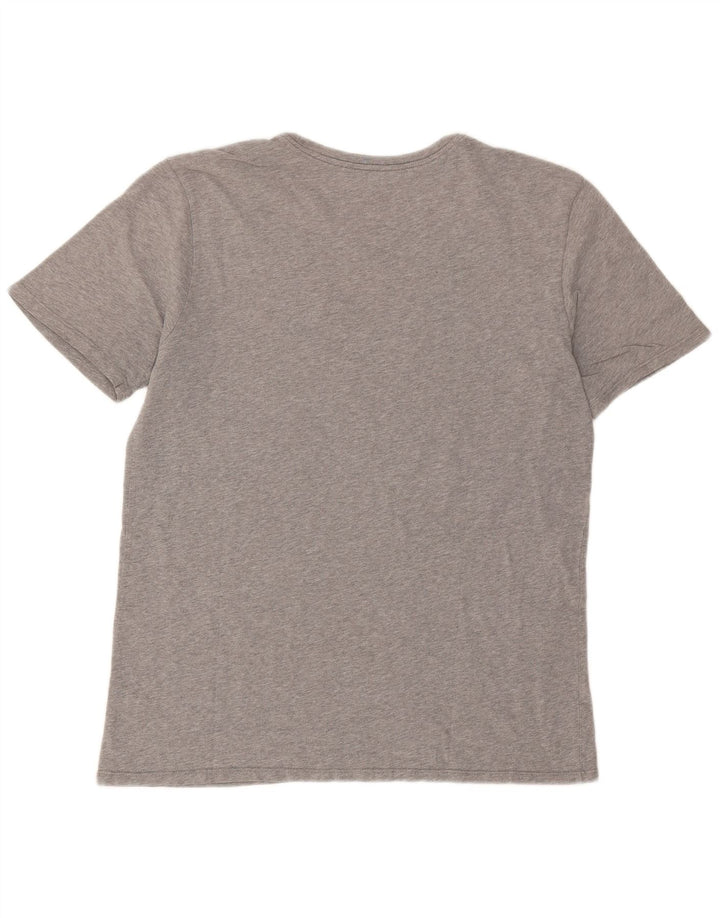 Camiseta Nike Masculina Athletic Cut Graphic Top Grande Cinza Salpicado