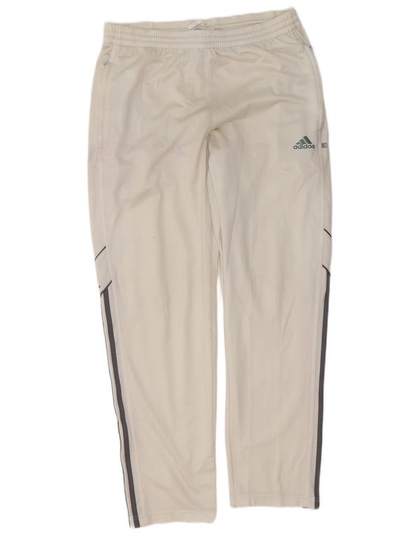 Calça Adidas Mens Treino Médio Poliéster Branco