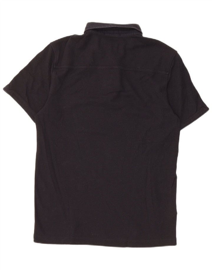Camisa polo masculina Fred Perry médio algodão azul marinho