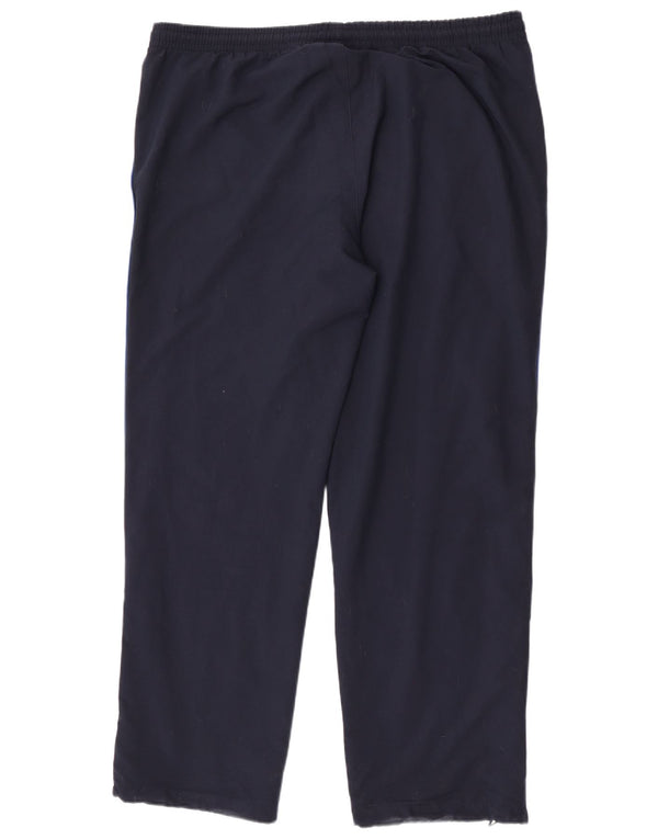 Calça de treino masculina Lotto UK 44/46 2XL azul marinho poliéster colorblock