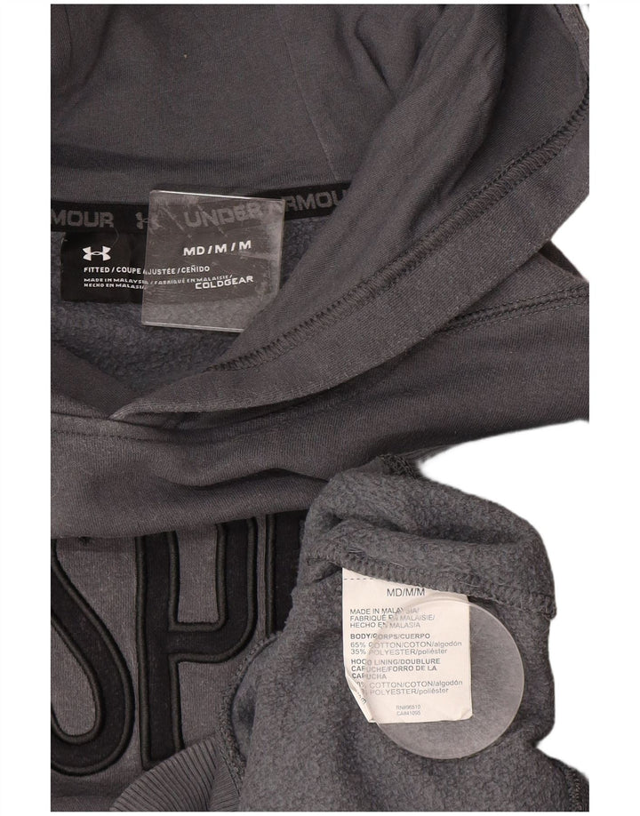 Under Armour Mens Graphic Hoodie Jumper Médio Algodão Cinza