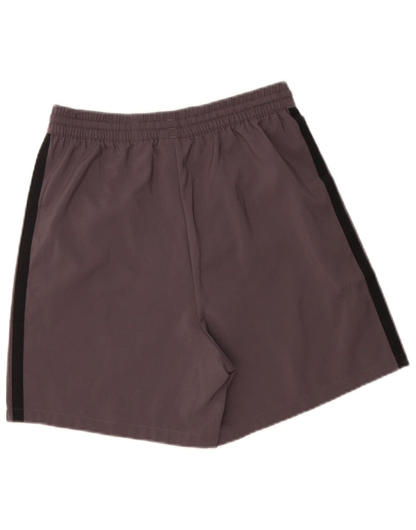 Shorts esportivos masculinos ADIDAS pequeno poliéster cinza