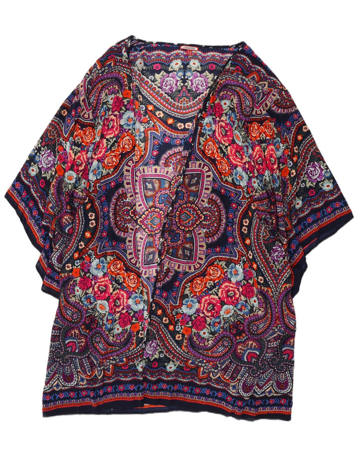 Cardigan feminino oversized de praia JOE BROWNS UK 18 XL multicolorido