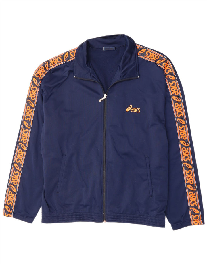 Jaqueta Asics Masculina Graphic Tracksuit XL Azul Marinho Poliéster