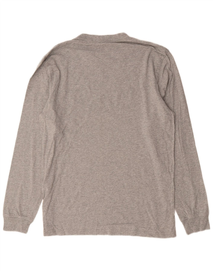 Converse Mens Chuck Taylor Graphic Top Manga Longa Cinza Médio Salpicado