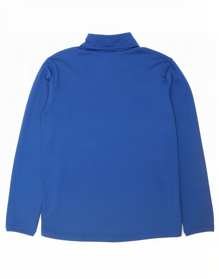 Moletom masculino Nike Inter Milan com zíper e moletom azul médio poliéster