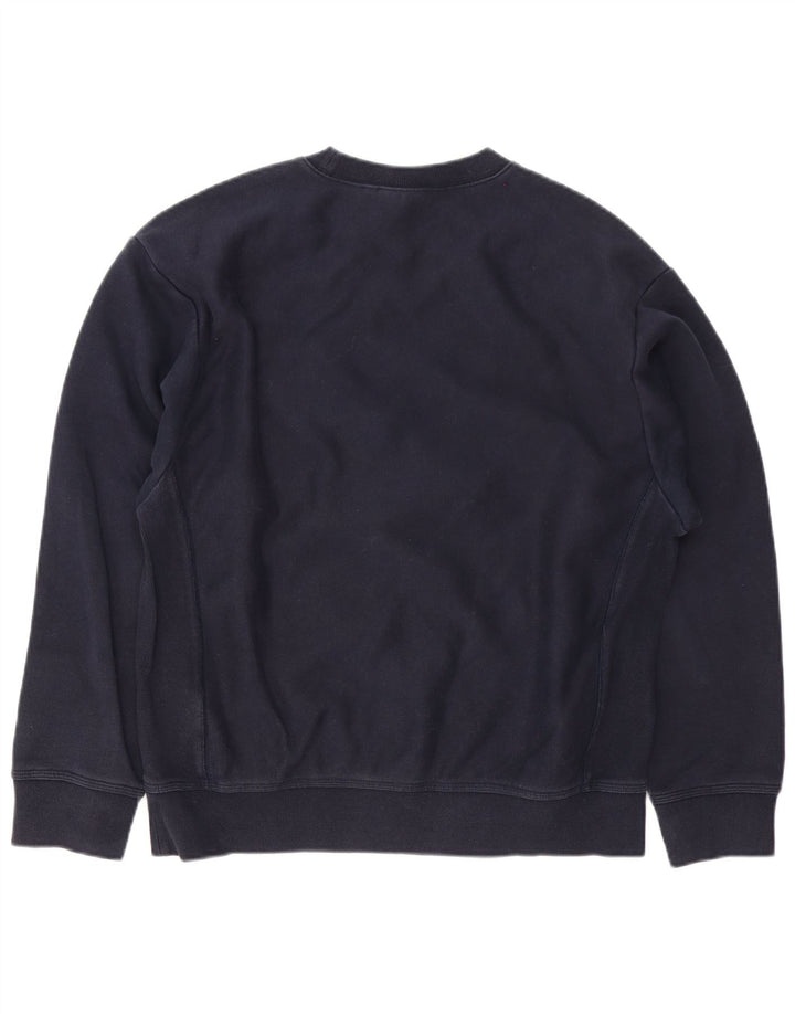 Carhartt moletom masculino jumper médio azul marinho algodão