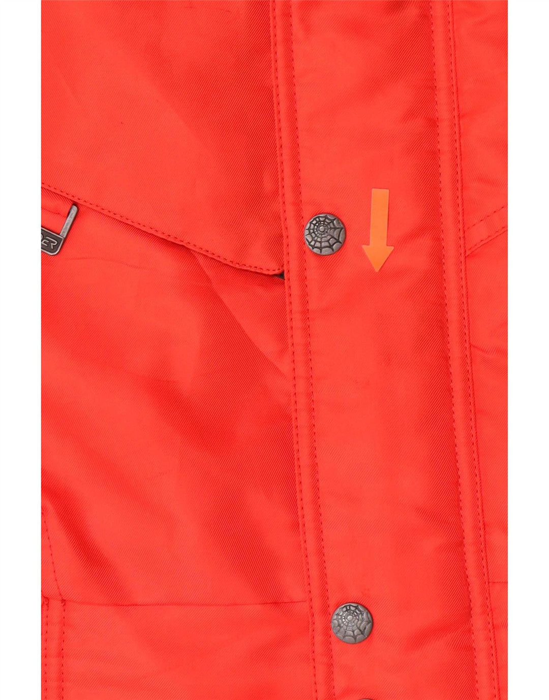 Jaqueta de esqui com capuz Spyder Boys 11-12 anos poliéster colorblock vermelho