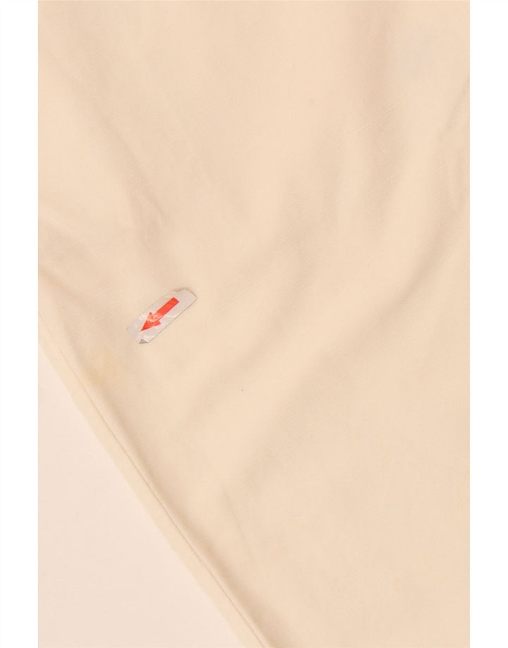 Lacoste Mens Cargo Shorts Tamanho 40 Médio W32 Algodão Branco