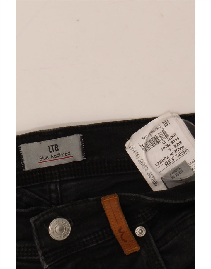 Shorts jeans masculino LTB pequeno W28 algodão preto