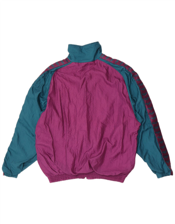 Jaqueta masculina de agasalho gráfico Arena grande bloco colorido roxo