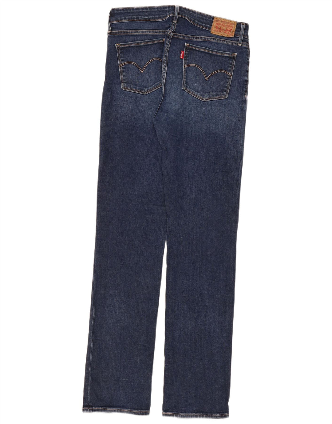 Levi's feminino 714 jeans retos W30 L32 algodão azul