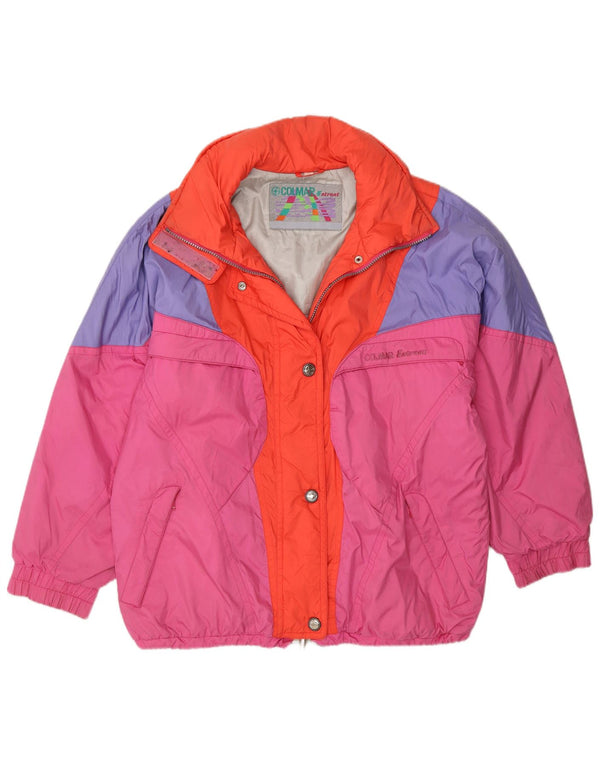 Jaqueta de esqui feminina Colmar Entrant Oversized EU 42 XL rosa Colourblock anos 90