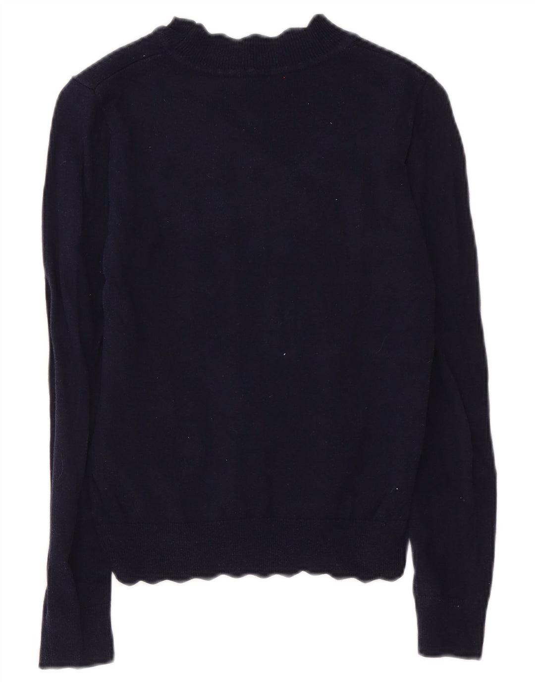 Suéter feminino Oasis com gola tartaruga, Reino Unido 10 pequeno azul marinho